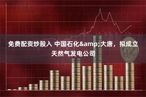 免费配资炒股入 中国石化&大唐，拟成立天然气发电公司